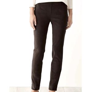 NWT J.Jill Corduroy Pants Size 6 Walnut Brown Side Zipper
